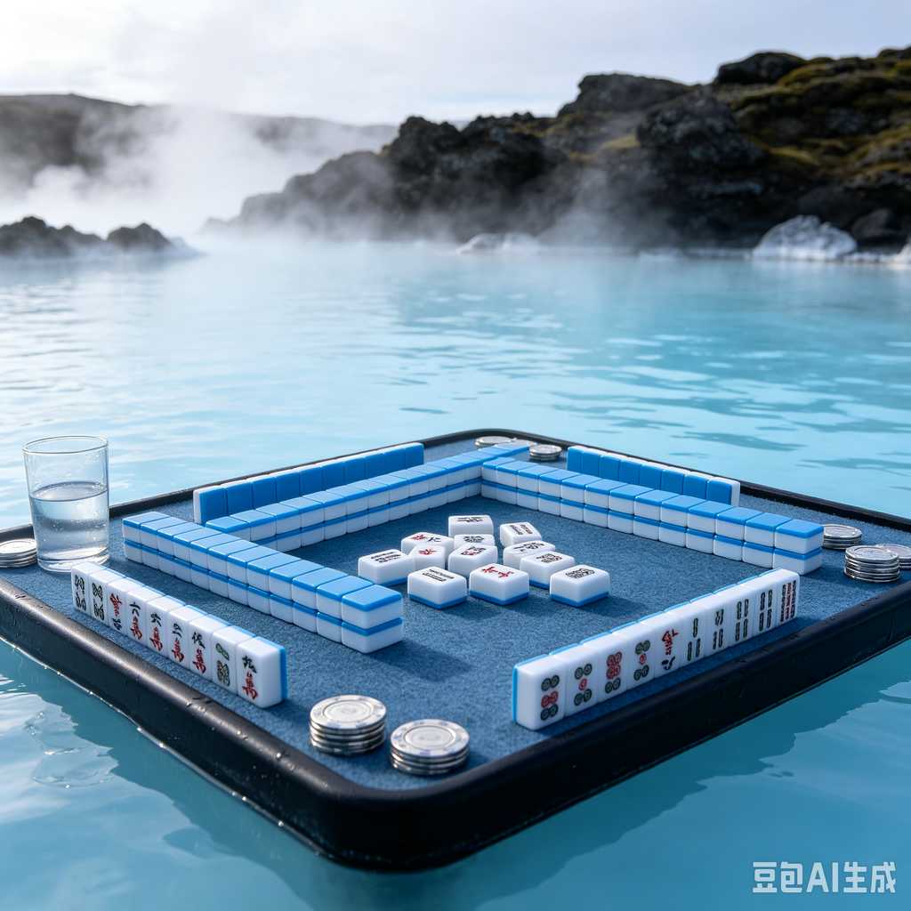 water resistant print mahjong tiles